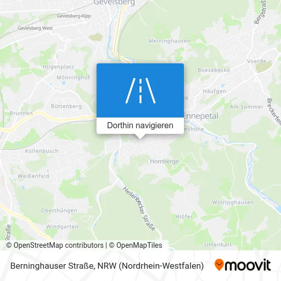 Berninghauser Straße Karte