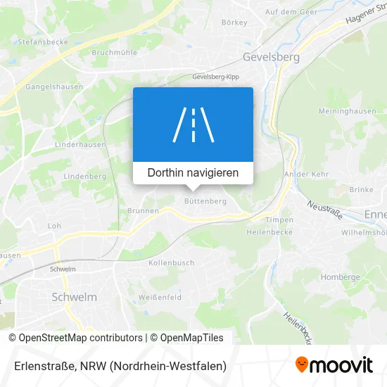 Erlenstraße Karte