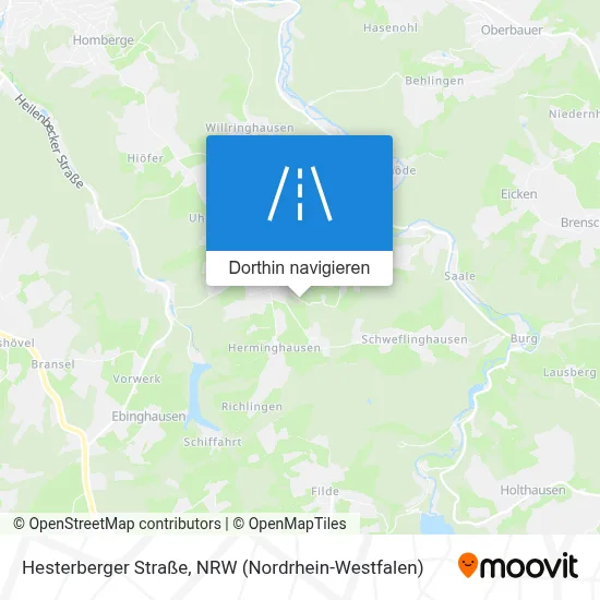 Hesterberger Straße Karte