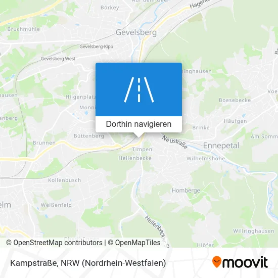 Kampstraße Karte