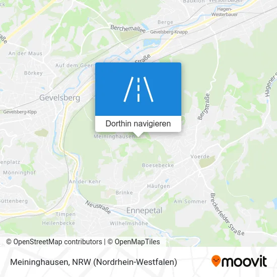 Meininghausen Karte