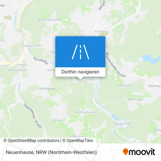 Neuenhause Karte