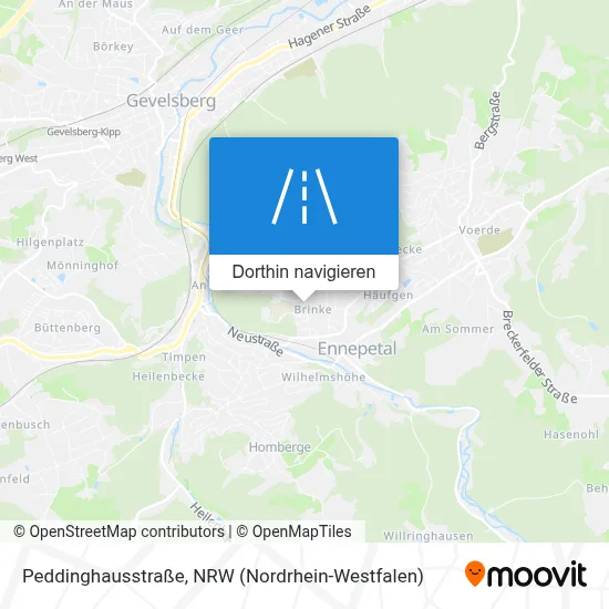 Peddinghausstraße Karte