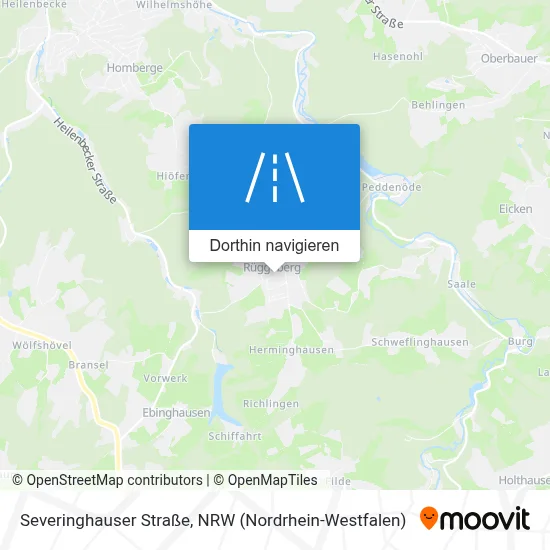 Severinghauser Straße Karte