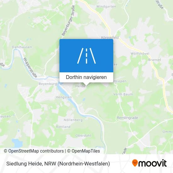 Siedlung Heide Karte