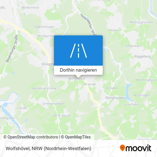 Wolfshövel Karte