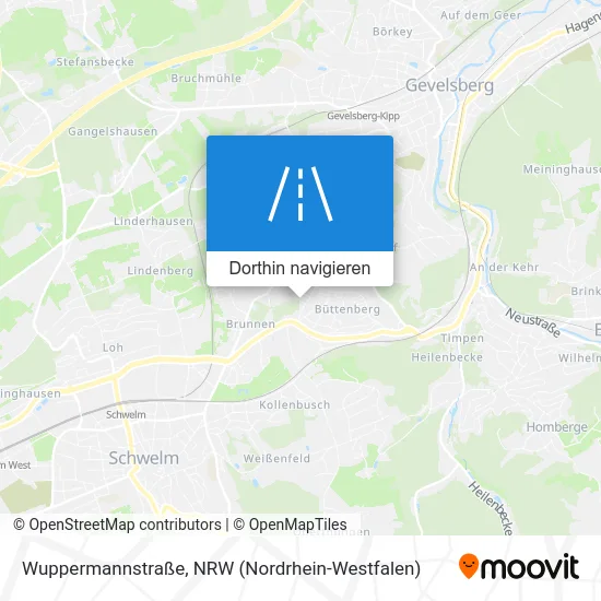 Wuppermannstraße Karte
