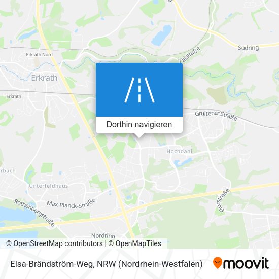 Elsa-Brändström-Weg Karte
