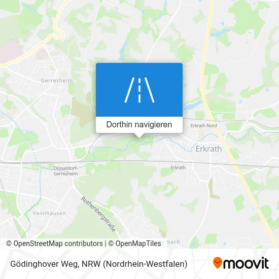 Gödinghover Weg Karte