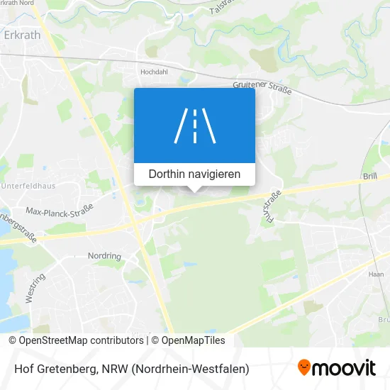 Hof Gretenberg Karte