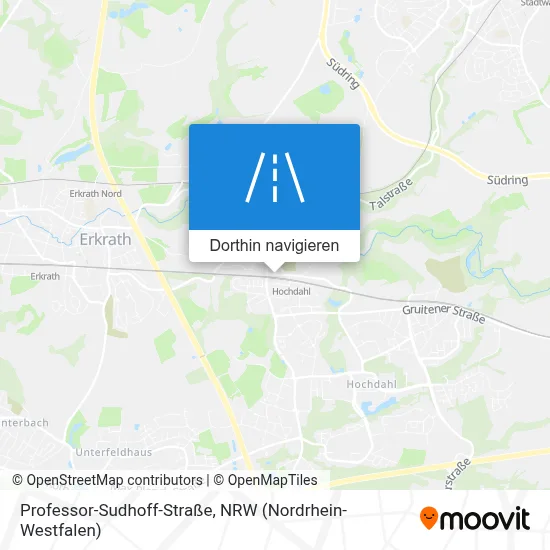 Professor-Sudhoff-Straße Karte