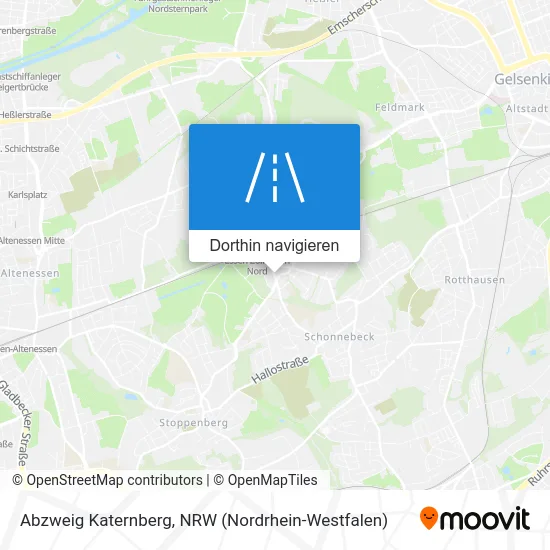 Abzweig Katernberg Karte