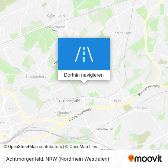 Achtmorgenfeld Karte