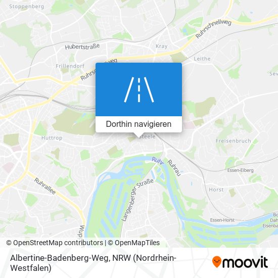 Albertine-Badenberg-Weg Karte
