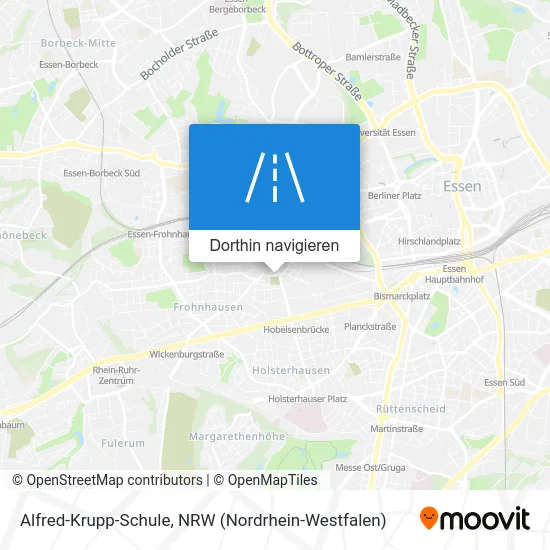 Alfred-Krupp-Schule Karte