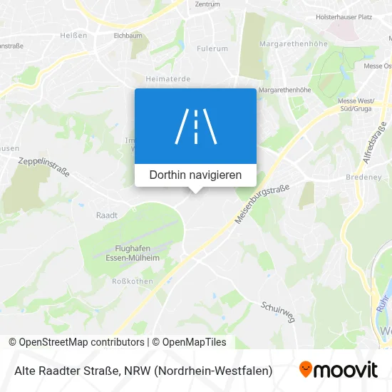 Alte Raadter Straße Karte