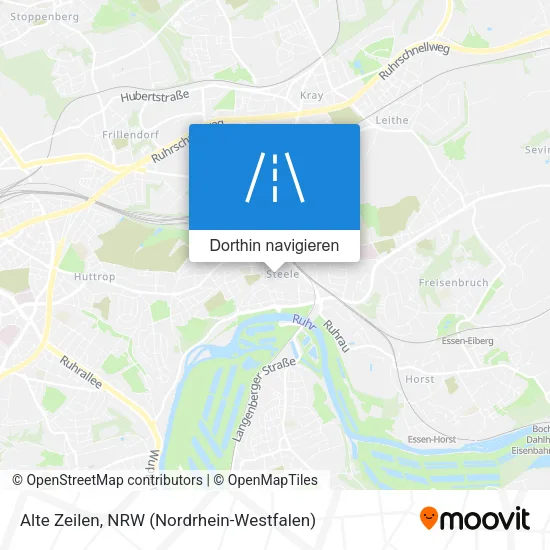 Alte Zeilen Karte
