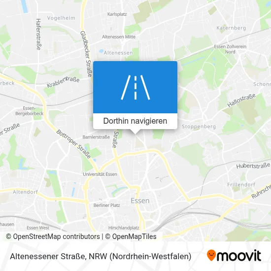 Altenessener Straße Karte