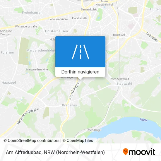 Am Alfredusbad Karte