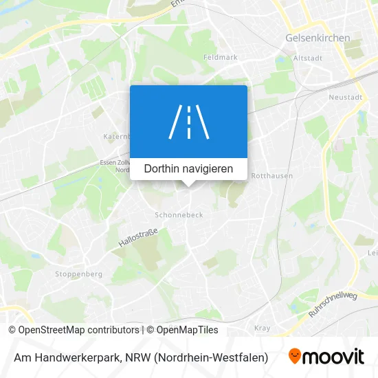 Am Handwerkerpark Karte