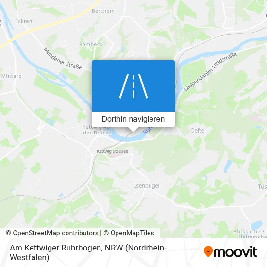 Am Kettwiger Ruhrbogen Karte