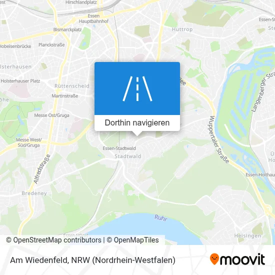 Am Wiedenfeld Karte