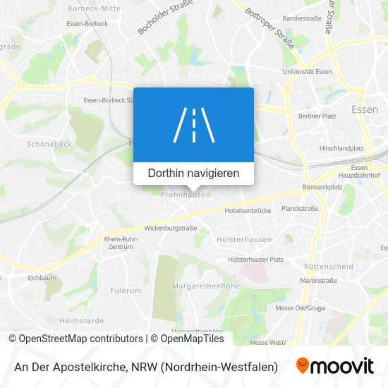 An Der Apostelkirche Karte