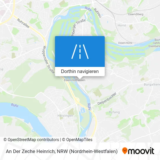 An Der Zeche Heinrich Karte