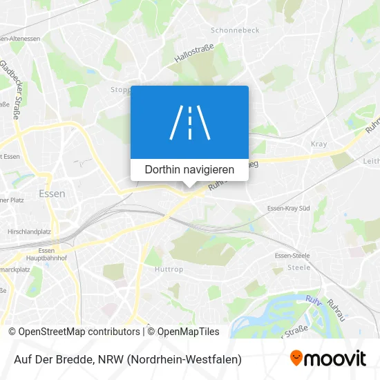 Auf Der Bredde Karte