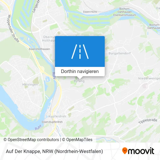 Auf Der Knappe Karte