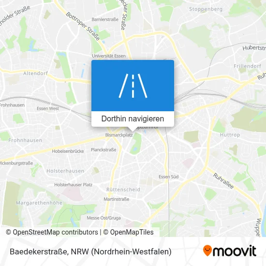 Baedekerstraße Karte