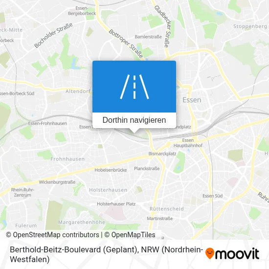 Berthold-Beitz-Boulevard (Geplant) Karte