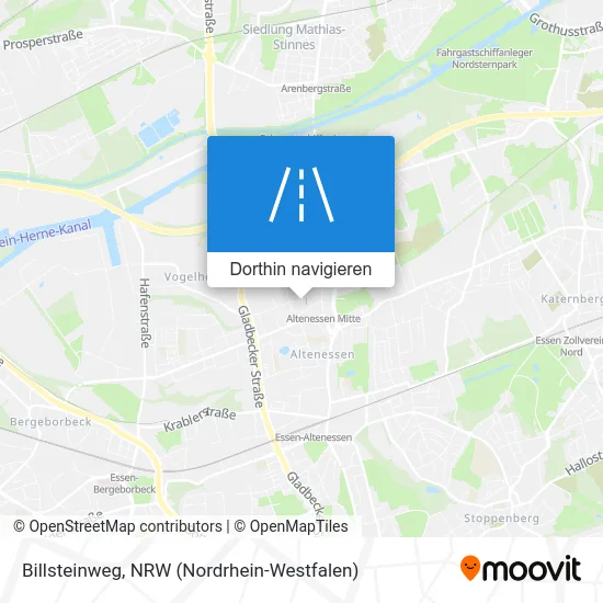 Billsteinweg Karte