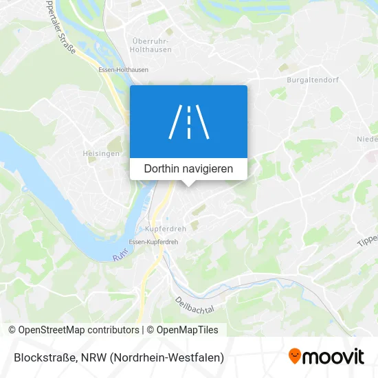 Blockstraße Karte