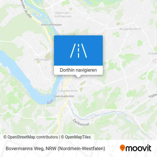 Bovermanns Weg Karte