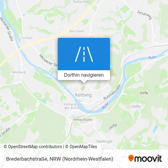 Brederbachstraße Karte