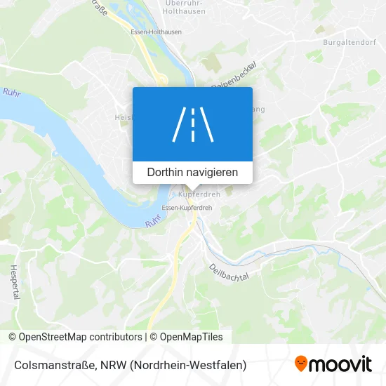 Colsmanstraße Karte