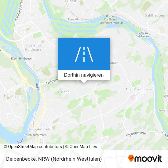 Deipenbecke Karte