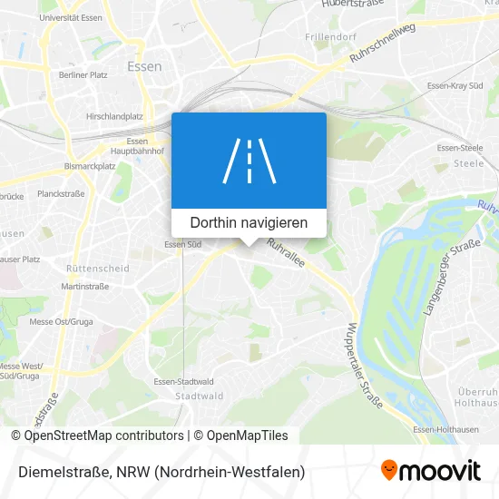 Diemelstraße Karte