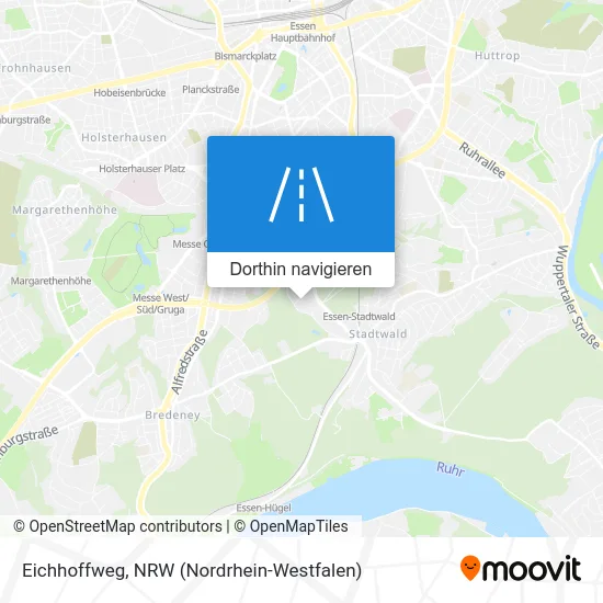 Eichhoffweg Karte