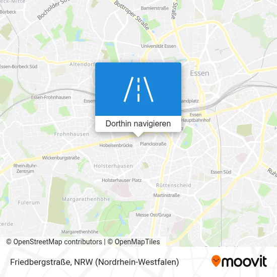 Friedbergstraße Karte