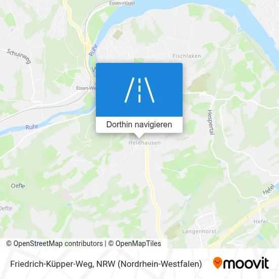 Friedrich-Küpper-Weg Karte