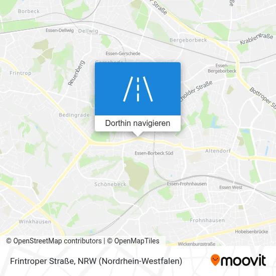 Frintroper Straße Karte
