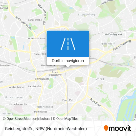 Geisbergstraße Karte