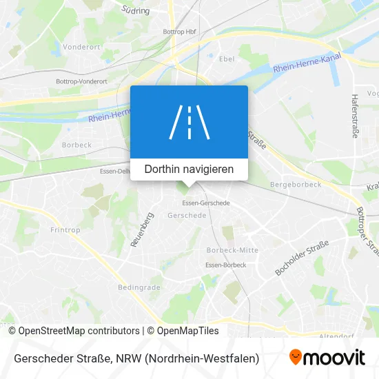 Gerscheder Straße Karte
