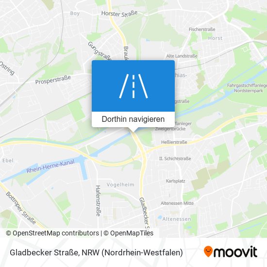 Gladbecker Straße Karte