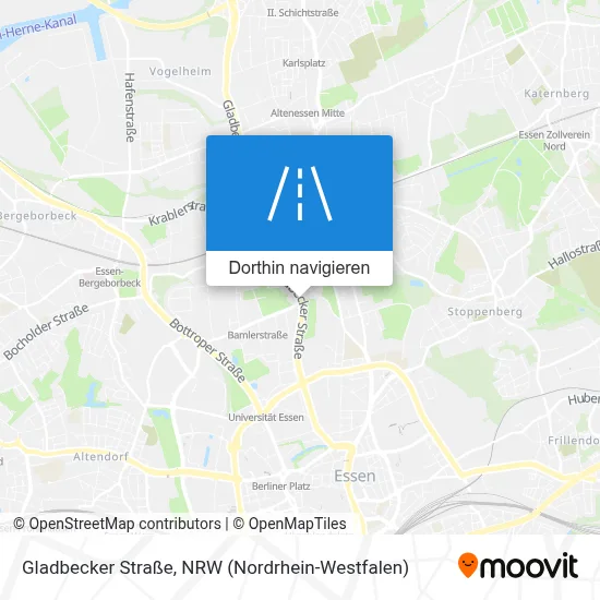 Gladbecker Straße Karte