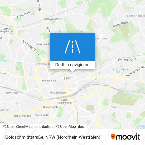 Goldschmidtstraße Karte