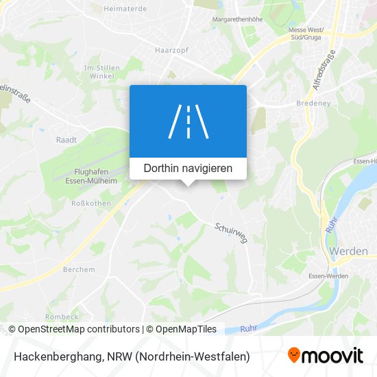 Hackenberghang Karte