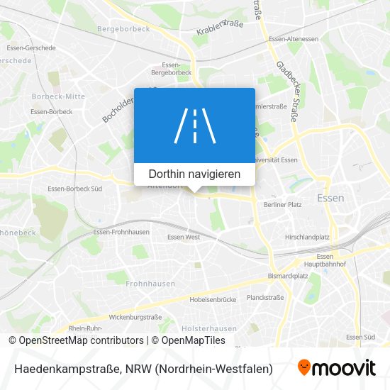 Haedenkampstraße Karte